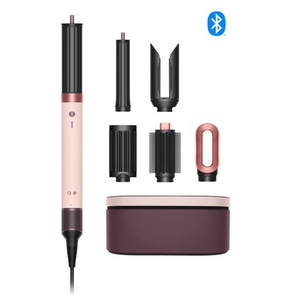 DYSON AIRWRAP I.D. MULTI-STYLER AND DRYER (Ceramic Pink/Rose Gold) دايسون جهاز متطور بتقنية البلوتوث لتصفيف وتجفيف الشعر 